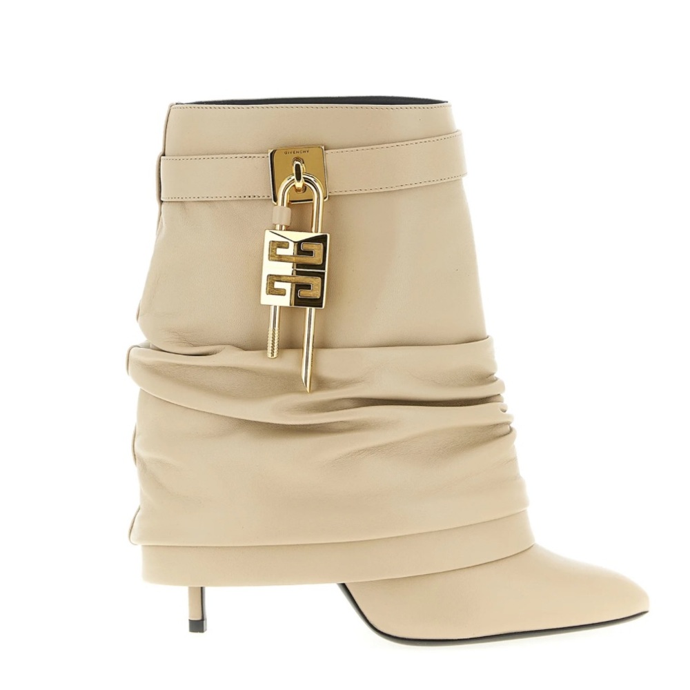 Givenchy Shark Lock 90 MM Stiletto Ankle Boots